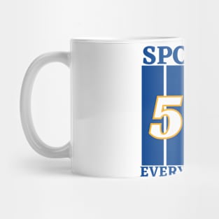 Sports Jersey Number 50 Mug